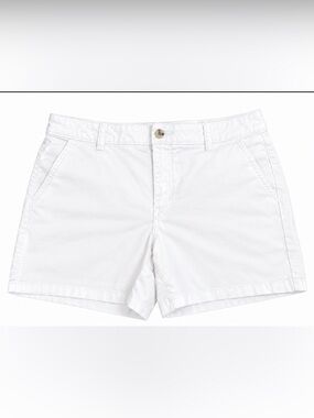 a.n.a White Flat Front Cotton Chino Women’s Shorts size 12
